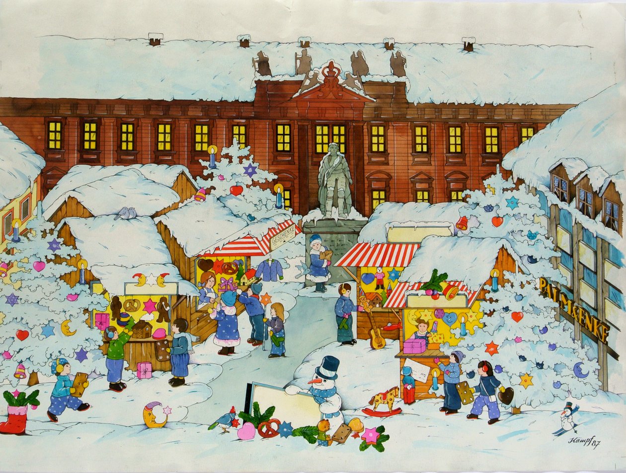 Christmas Market (Old City, Erlangen University) by Christian Kaempf
