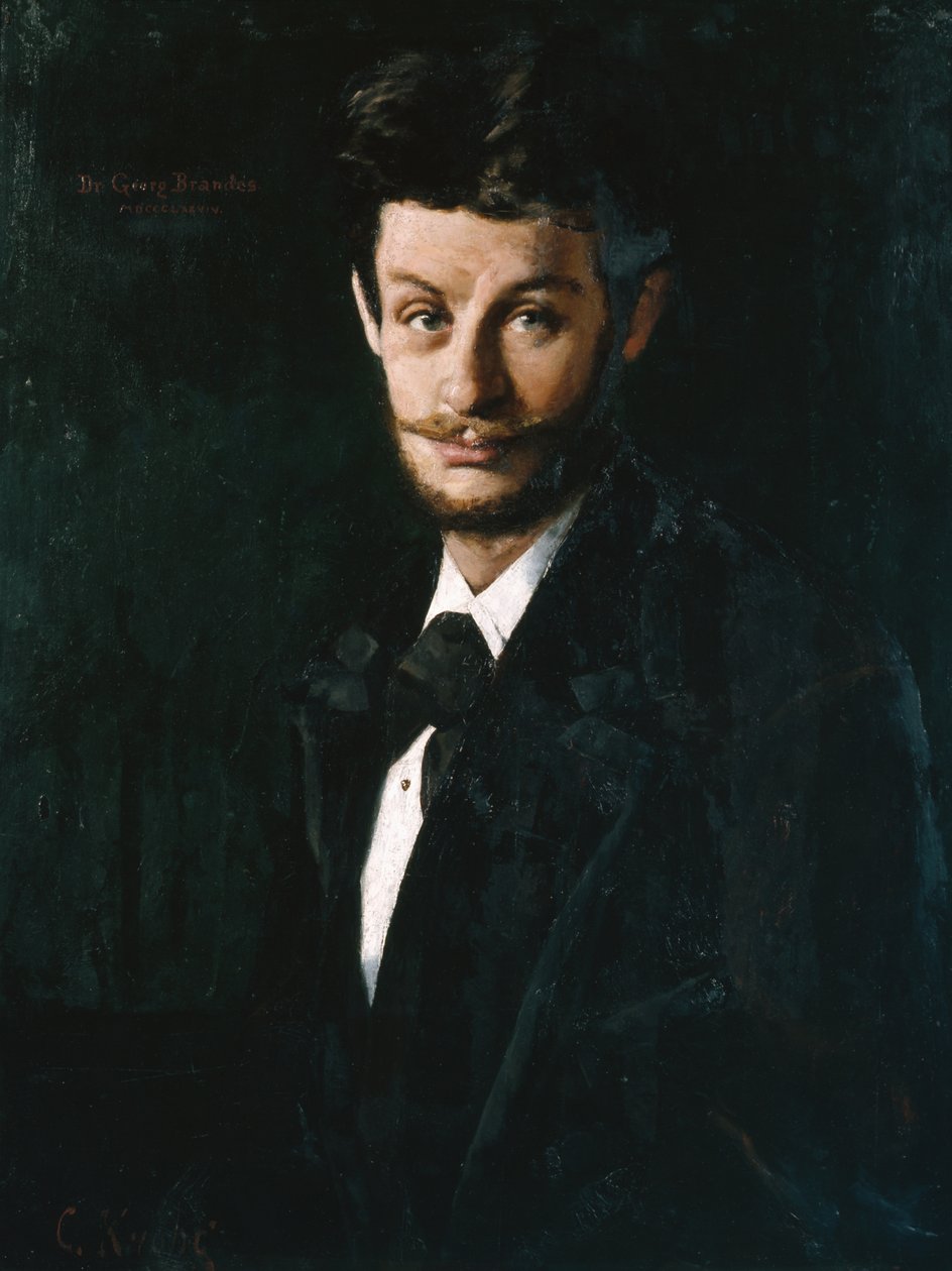 Georges Brandes by Christian Krohg