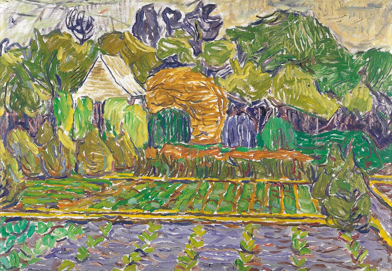 Garden in Soest by Christian Rohlfs