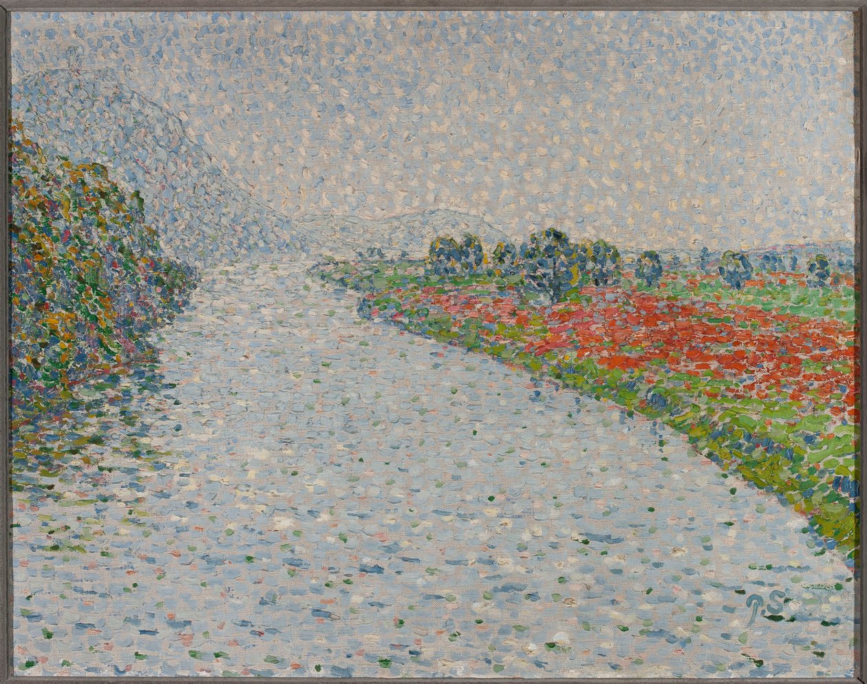 Riverside Landscape (Ruhr near Hohensyburg) by Christian Rohlfs