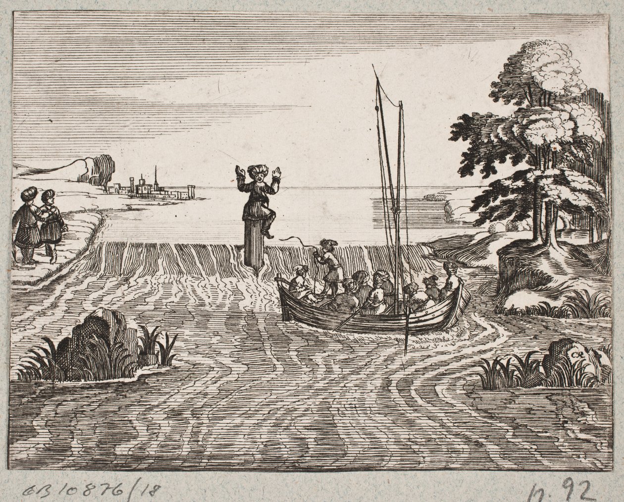 Illustration for Adam Olearius, "Persianischer Rosenthal von einem Sinnreichen Poeten Schich Saadi", Schleswig 1660 by Christian Rothgiesser