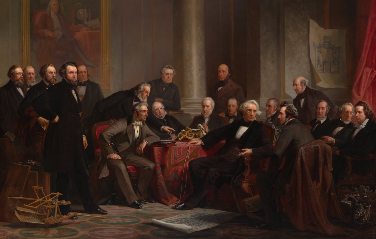 Men of Progress by Christian Schussele