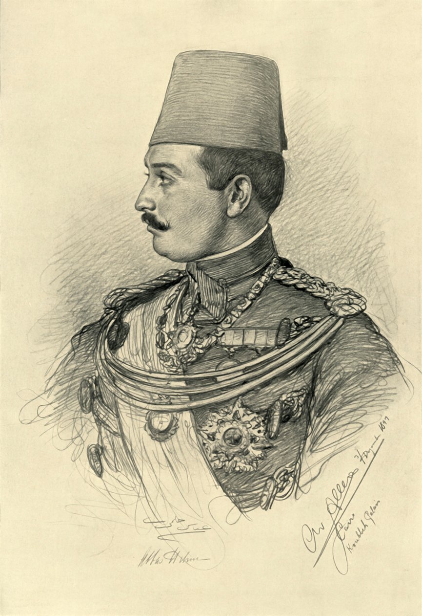 Abbas II Helmy Bey, Koubbeh Palace, Cairo, Egypt by Christian Wilhelm Allers