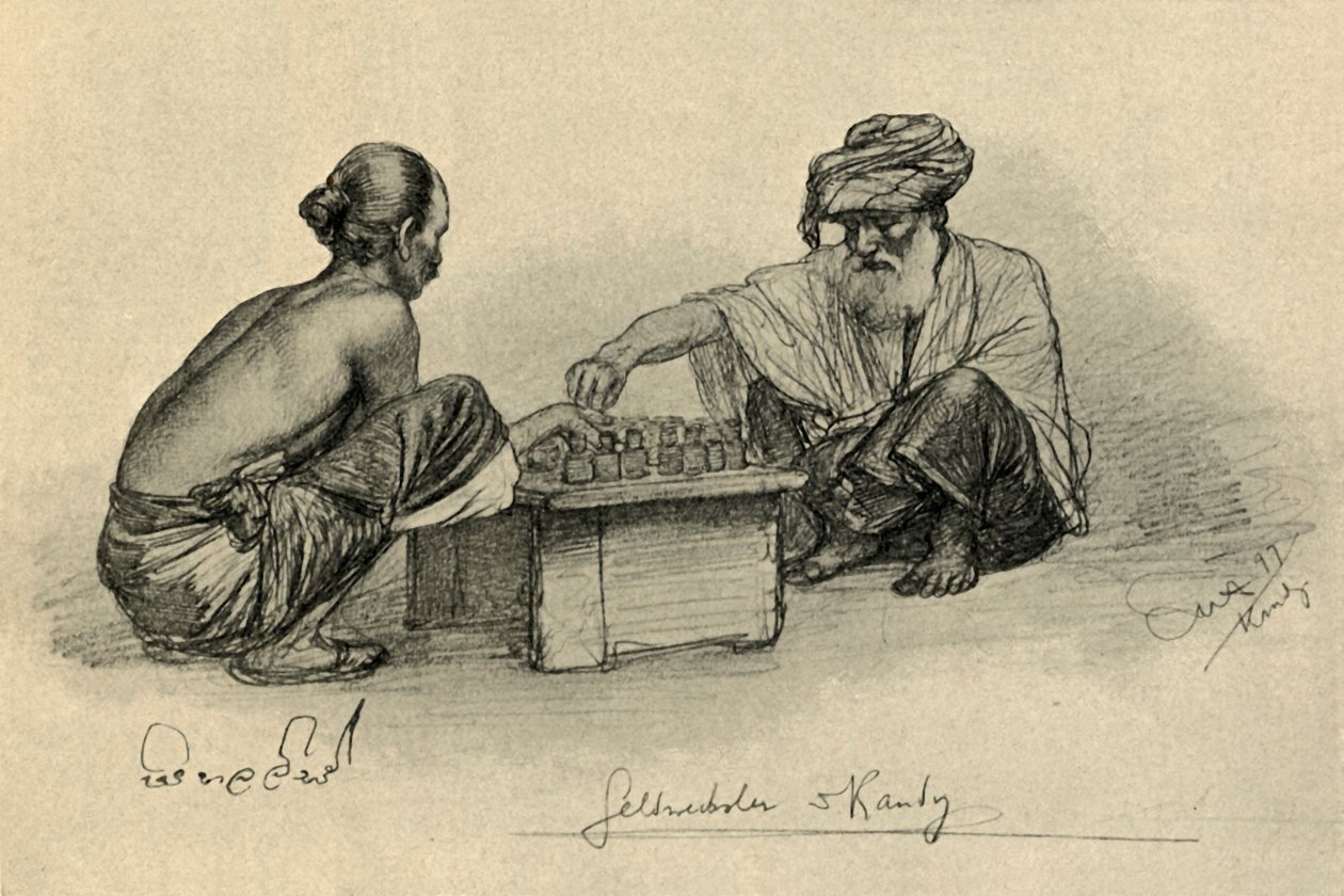 Moneylender, Kandy, Ceylon by Christian Wilhelm Allers