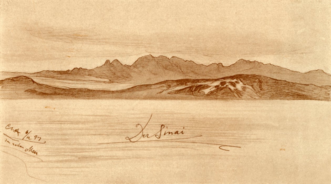 Sinai, Egypt by Christian Wilhelm Allers