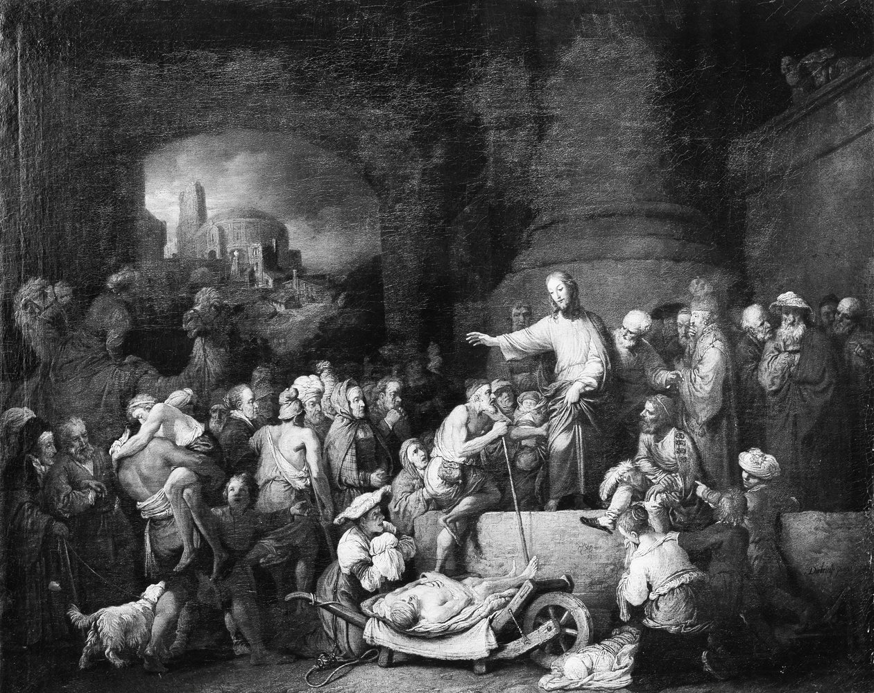 Christ Healing the Sick, 1742 by Christian Wilhelm Ernst Dietrich