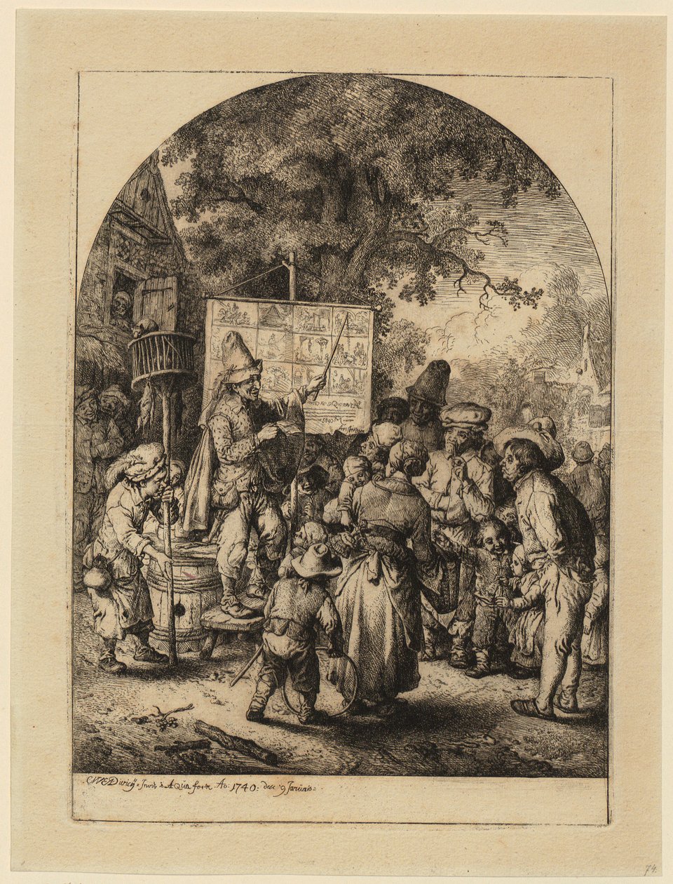 Great Healing of the Sick by Christian Wilhelm Ernst Dietrich