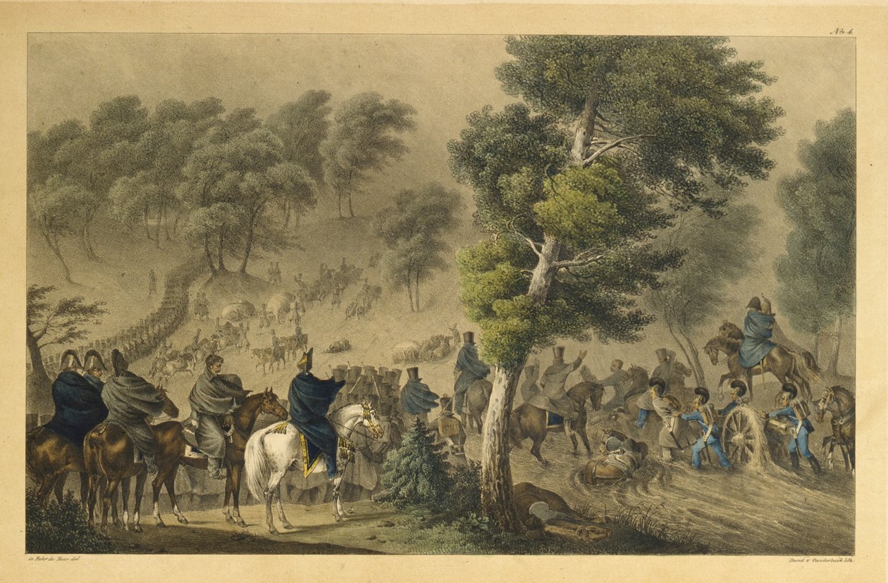 Between Kirgaliczky and Suderva, 30 June 1812 by Christian Wilhelm von Faber du Faur