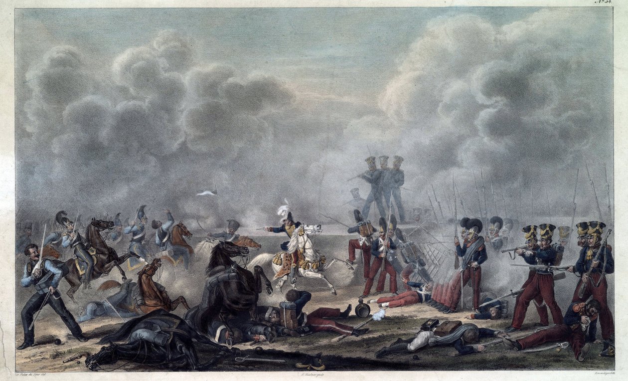 On the Battlefield of Borodino by Christian Wilhelm von Faber du Faur