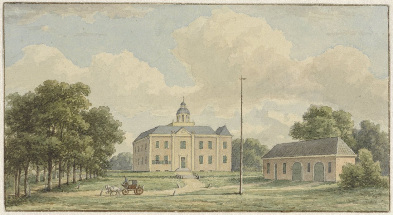 Huis De Cloese, near Lochem by Christianus Hendricus Hein