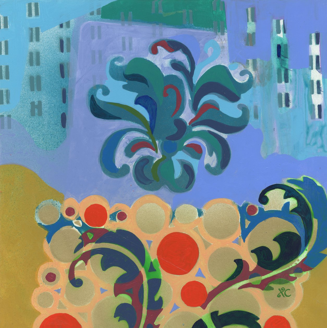Meditation 34, c. 2017 by Christina Saj