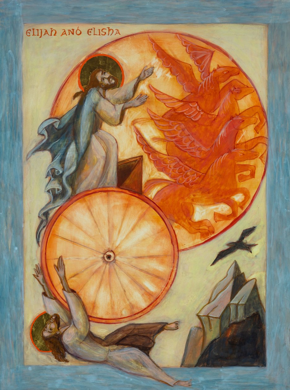 Elijah and Elisha Icon by Christine Hales