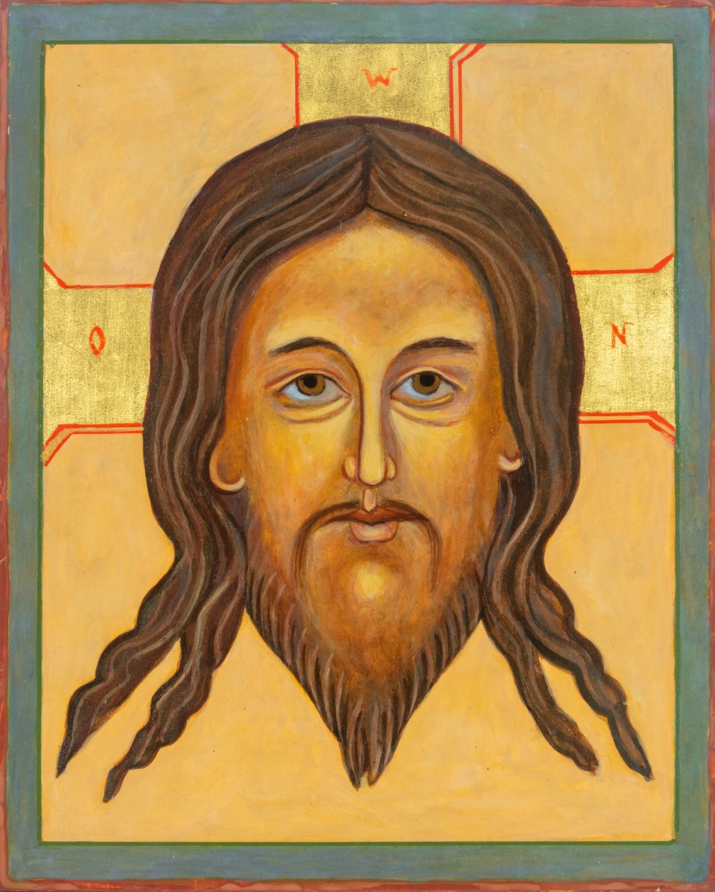 Mandylion Icon by Christine Hales