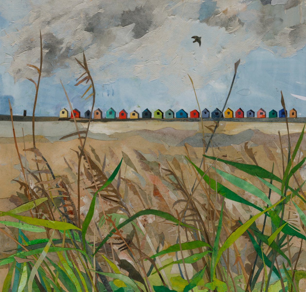 Beach Huts, 2023 by Christine McKechnie