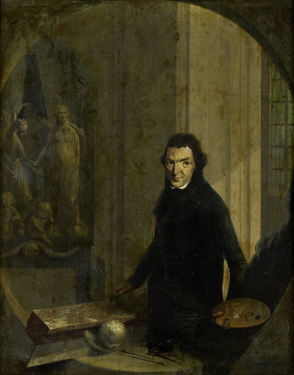 Self Portrait by Christoffel Frederik Franck