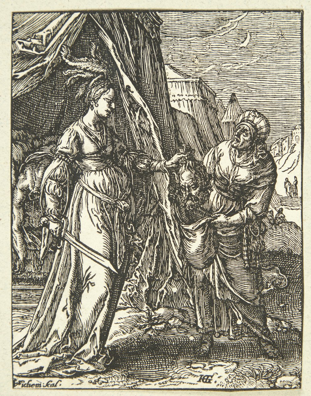 Judith with the Head of Holofernes by Christoffel van