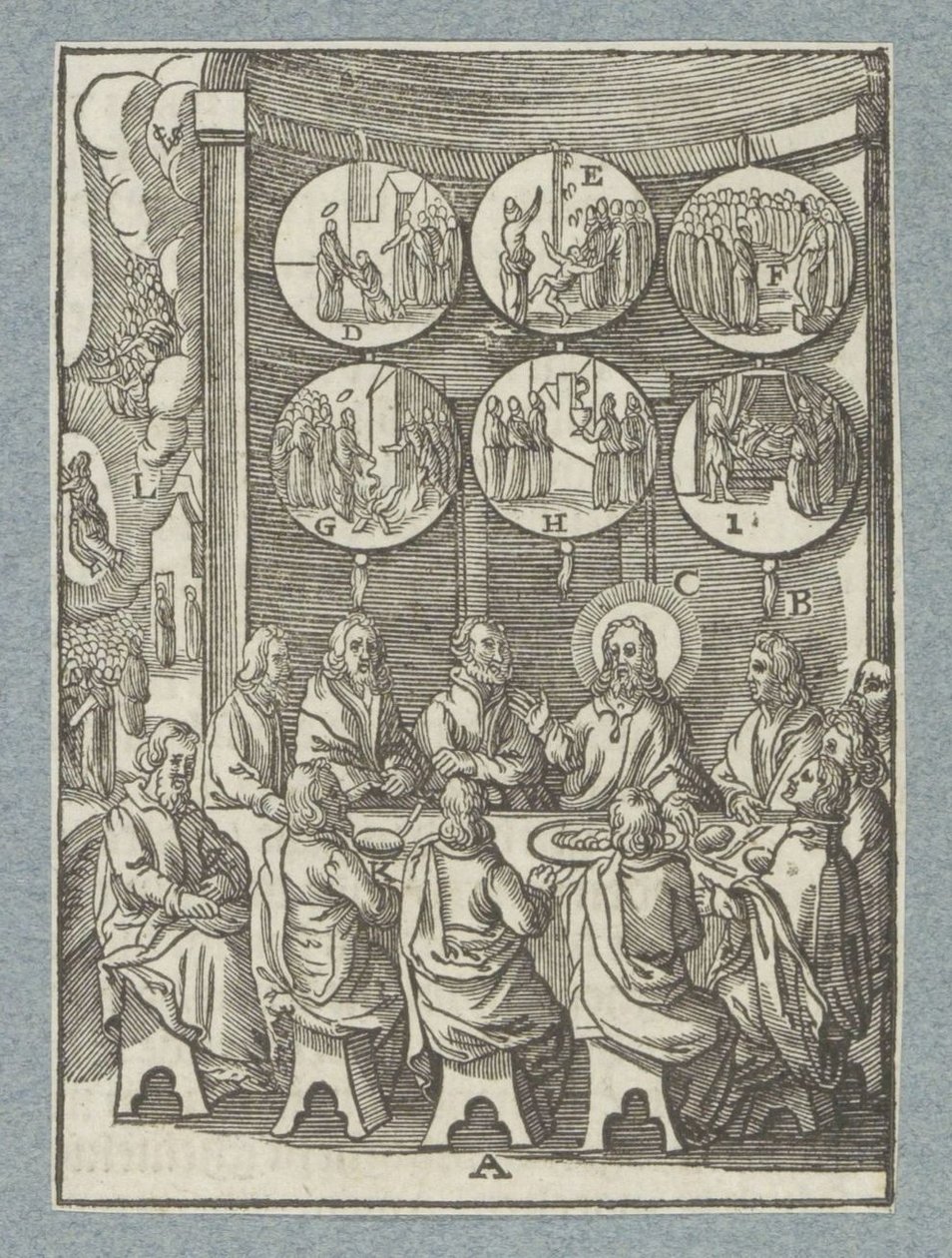 Christ Appears for the Last Time to the Apostles by Christoffel van Sichem (II)