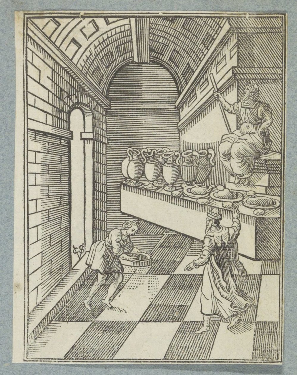 Daniel Scatters Ashes on the Temple Floor by Christoffel van Sichem (II)