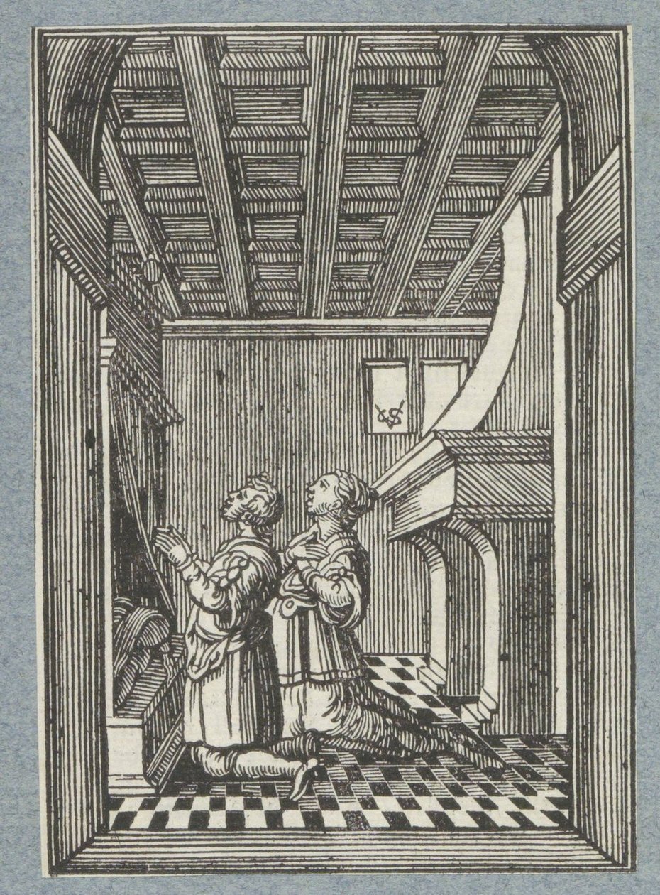 Wedding Night of Tobias and Sara by Christoffel van Sichem (II)