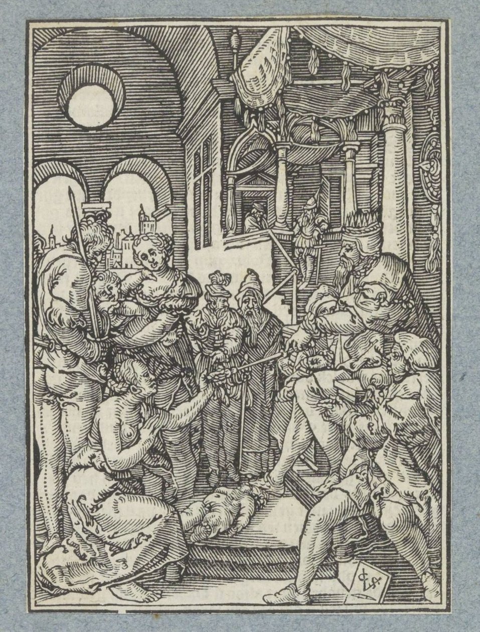 Judgment of Solomon by Christoffel van Sichem (II)