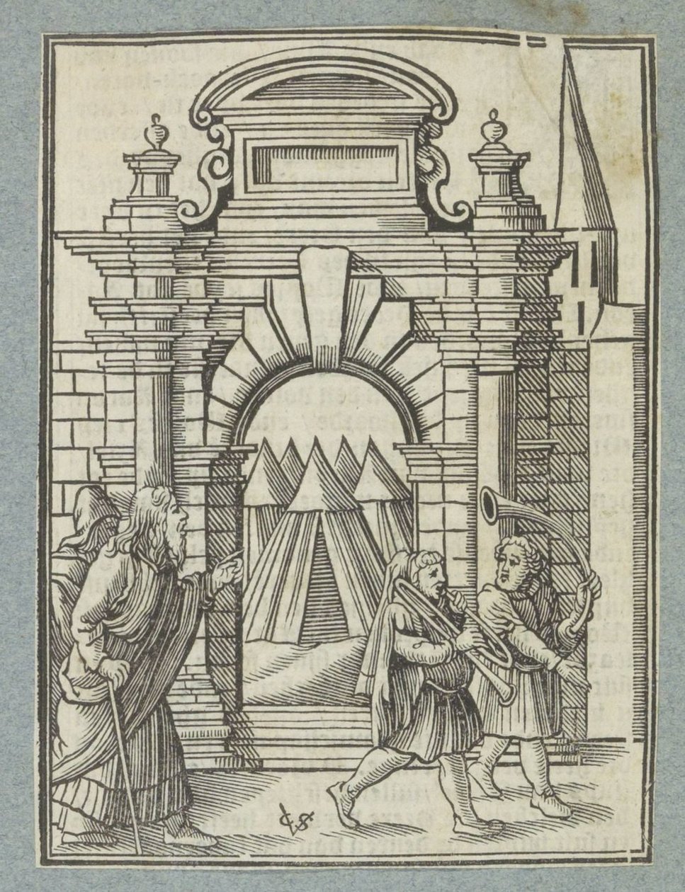 Two Silver Trumpets Used to Call the Community Together by Christoffel van Sichem (II)