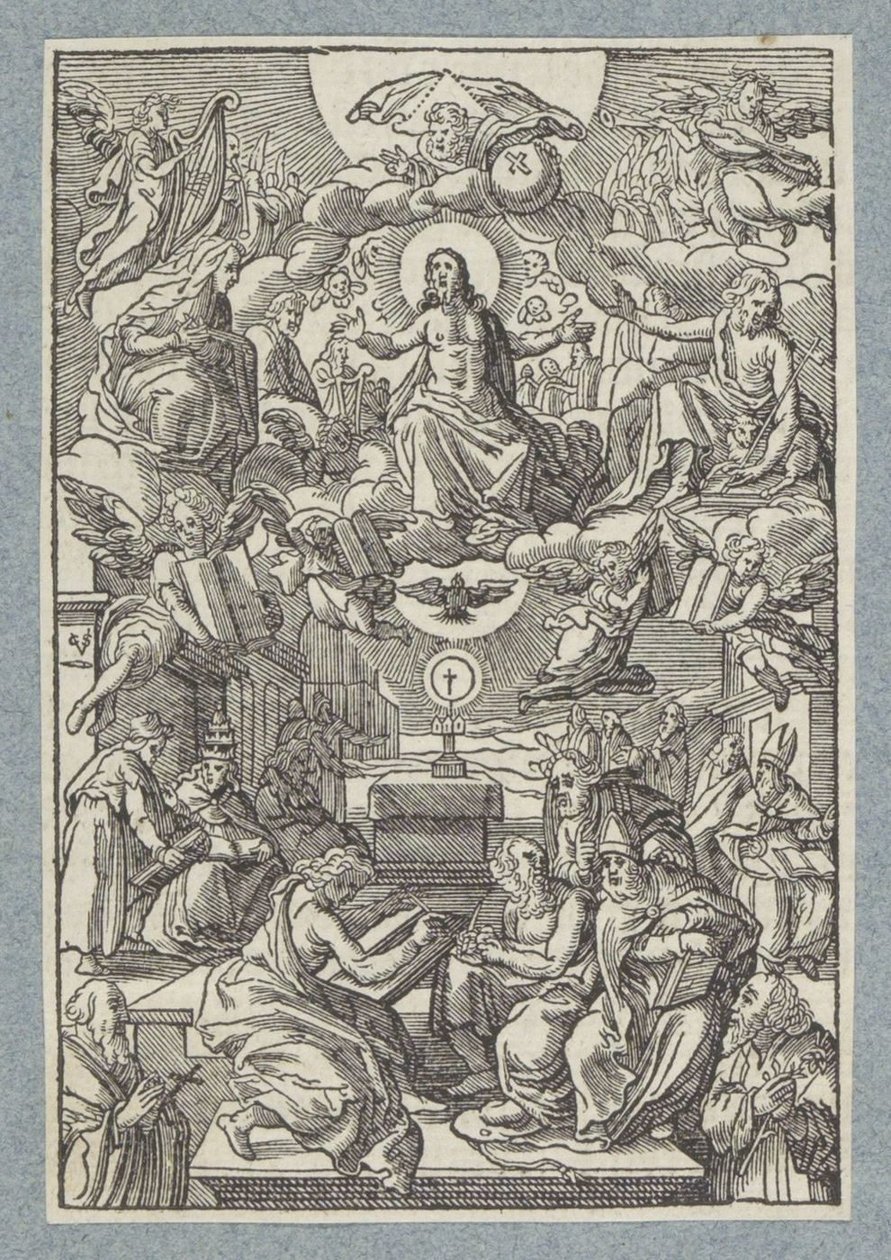 Dispute Among Church Fathers Over the Holy Sacrament by Christoffel van Sichem (II)