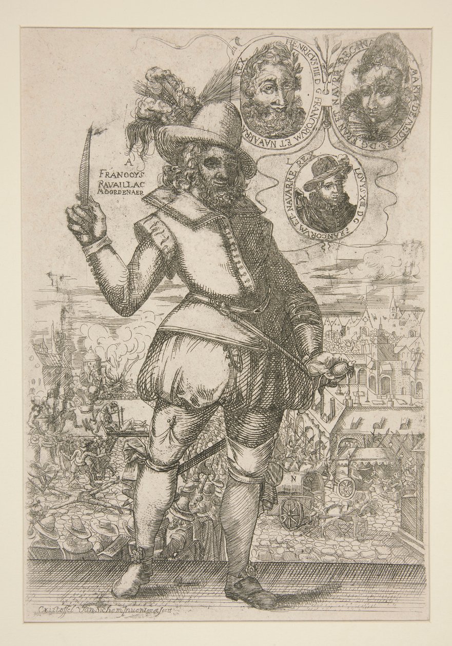 Francoys Ravaillac by Christoffel van Sichem I