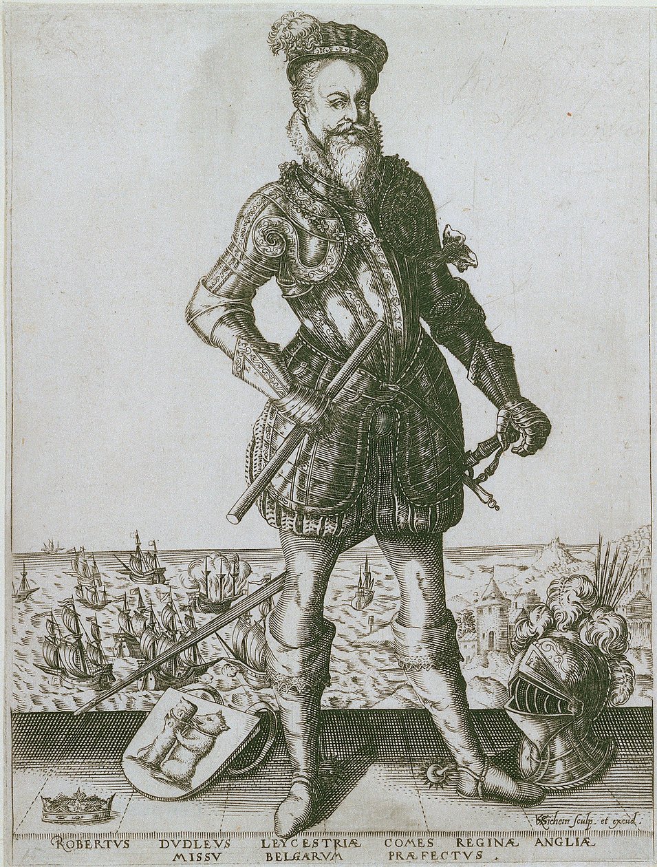 Robert Dudley by Christoffel van the Elder Sichem