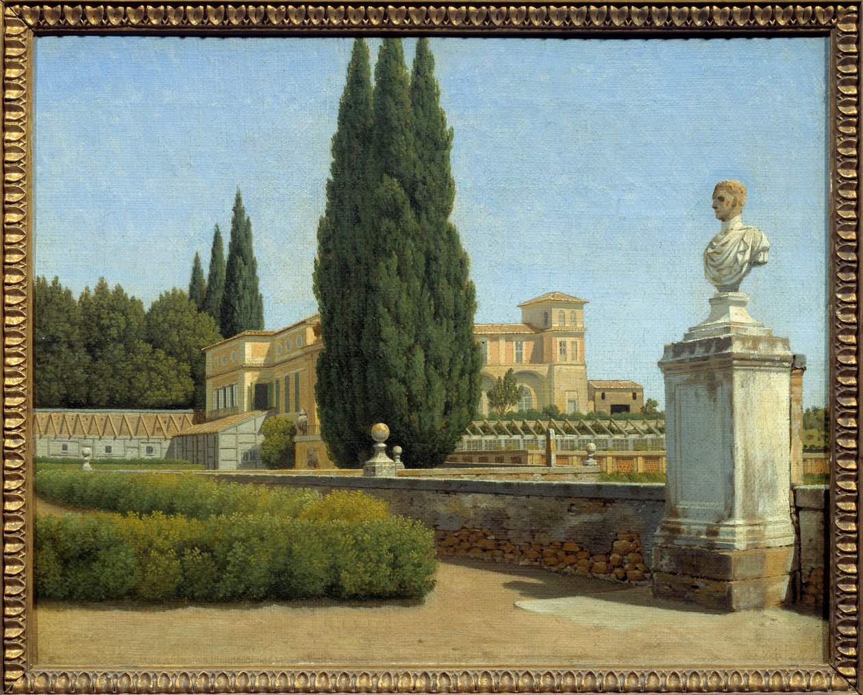 In the Gardens of Villa Albani by Christoffer Wilhelm Eckersberg