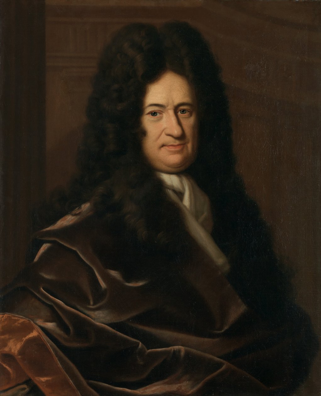 Portrait of the Philosopher Gottfried Wilhelm Freiherr von Leibniz by Christoph Bernhard Francke