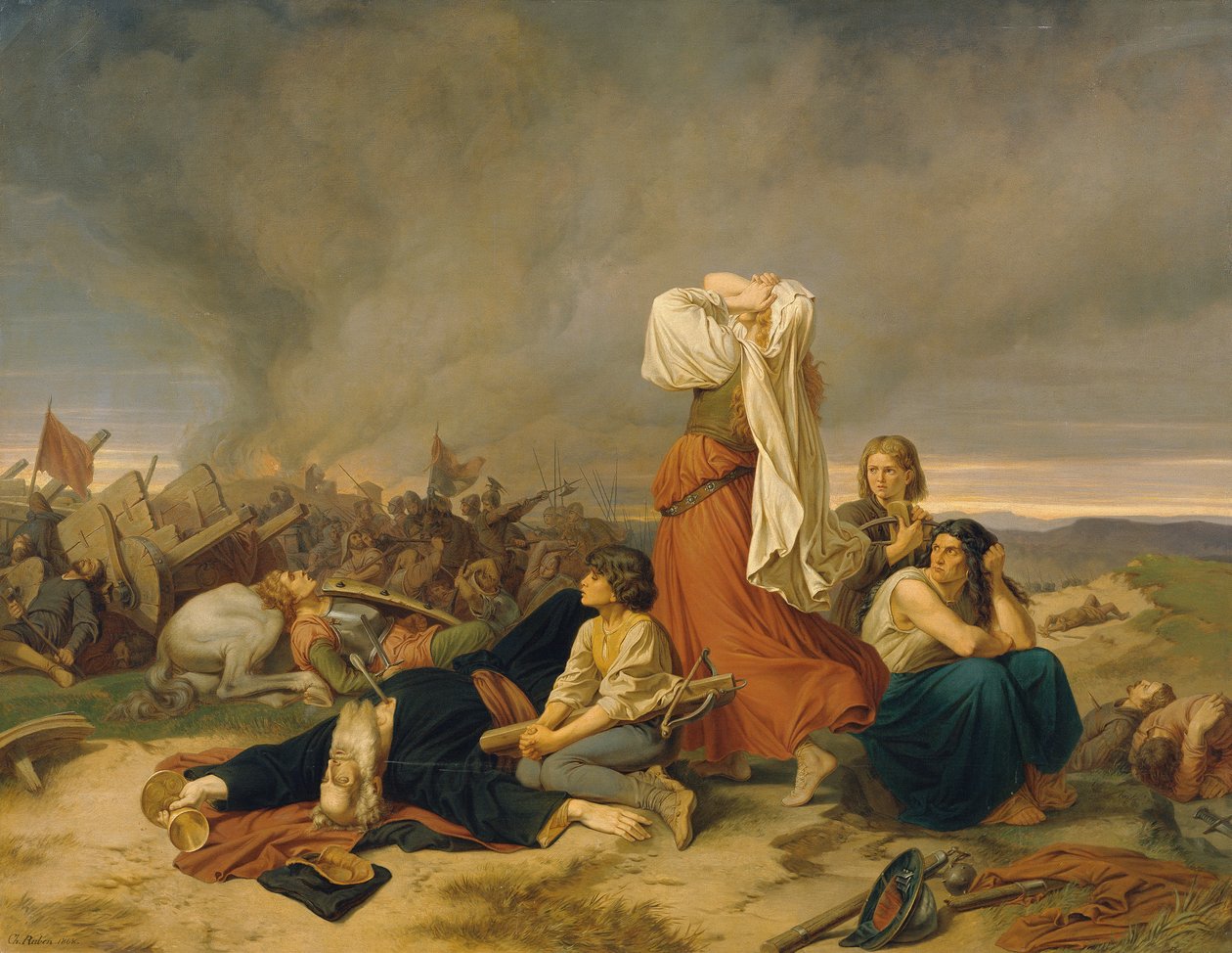 The Battle of Lipany 1434 by Christoph Christian Ruben