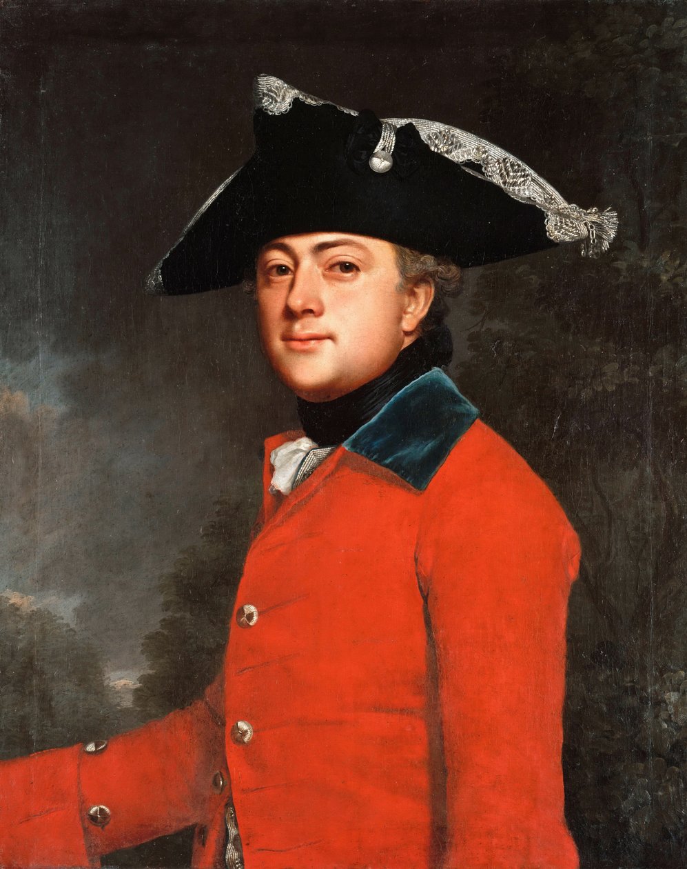 Brigade Major Georg Heinrich Beerhorst by Christoph Friedrich Reinhold Lisiewski