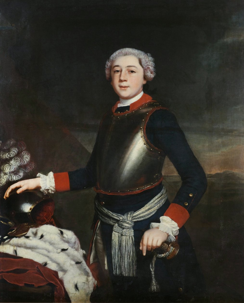 Leopold Friedrich Franz of Anhalt-Dessau in Youth by Christoph Friedrich Reinhold Lisiewski