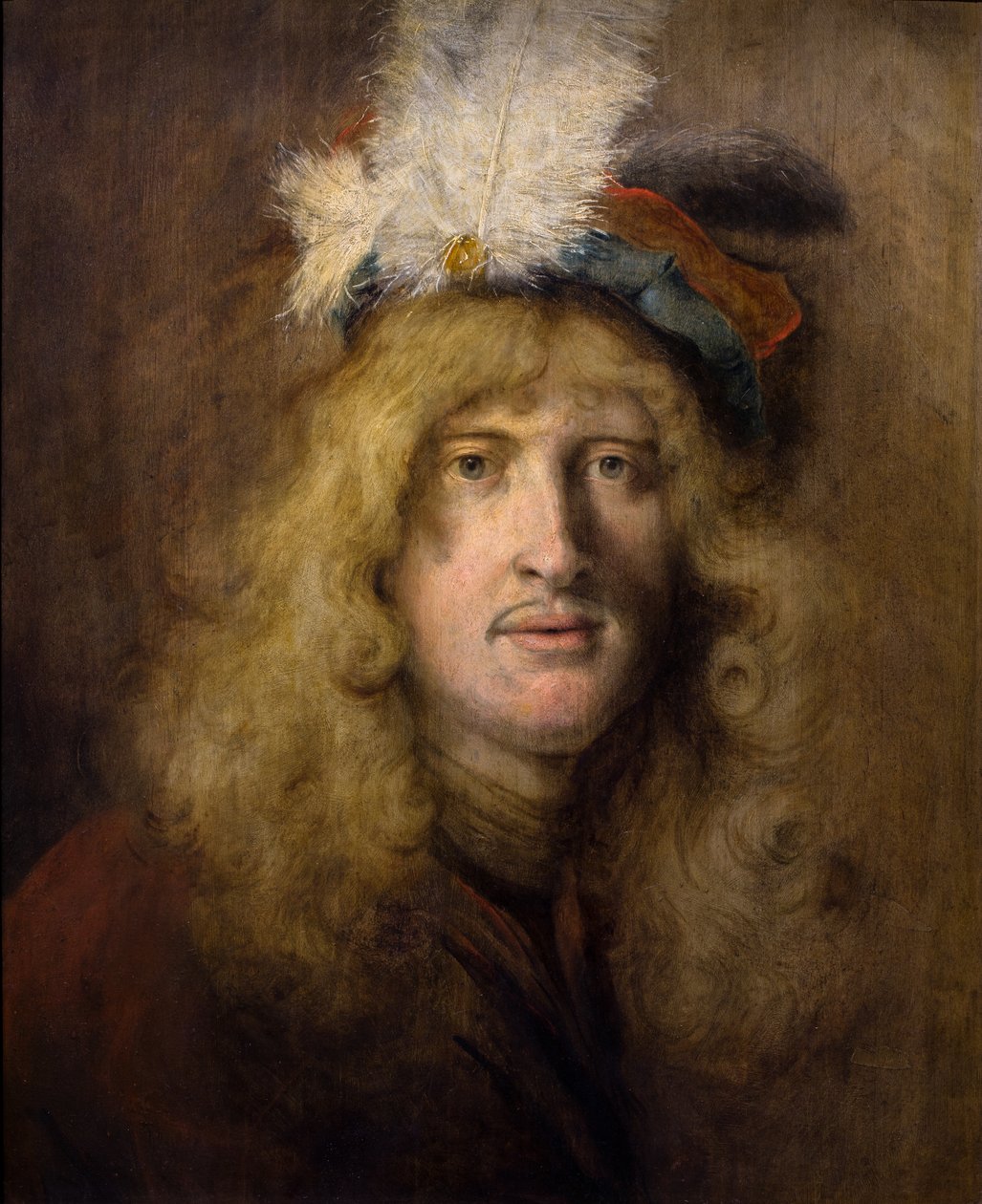 Young Man with Feathered Beret by Christoph Paudiss