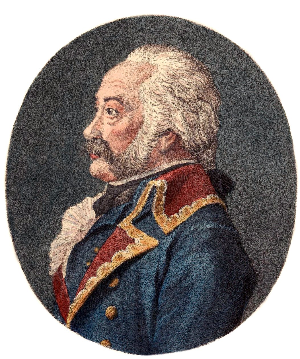 Portrait of Adam Philippe, Earl of Custine (1740 - 1793), French general by Christophe Guerin