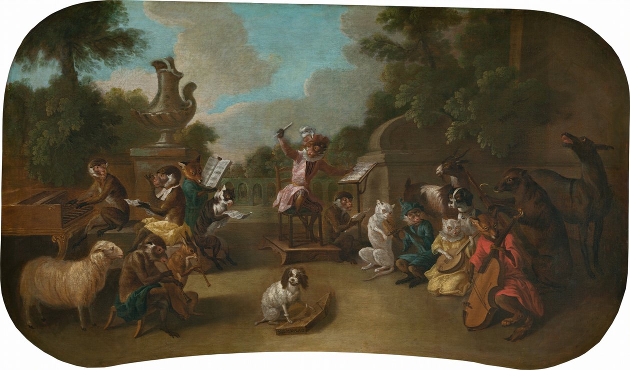 Singerie: The Concert by Christophe Huet