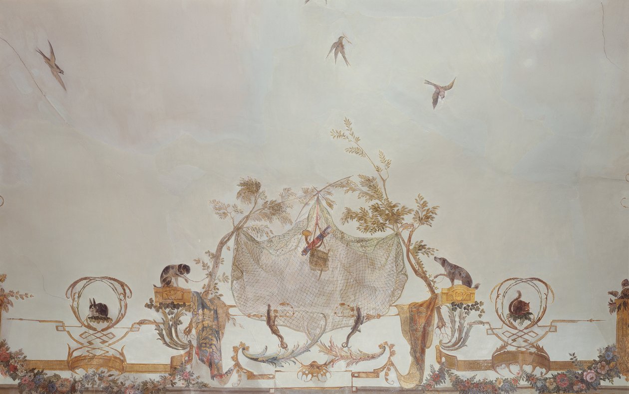 The Grande Singerie (detail) by Christophe Huet