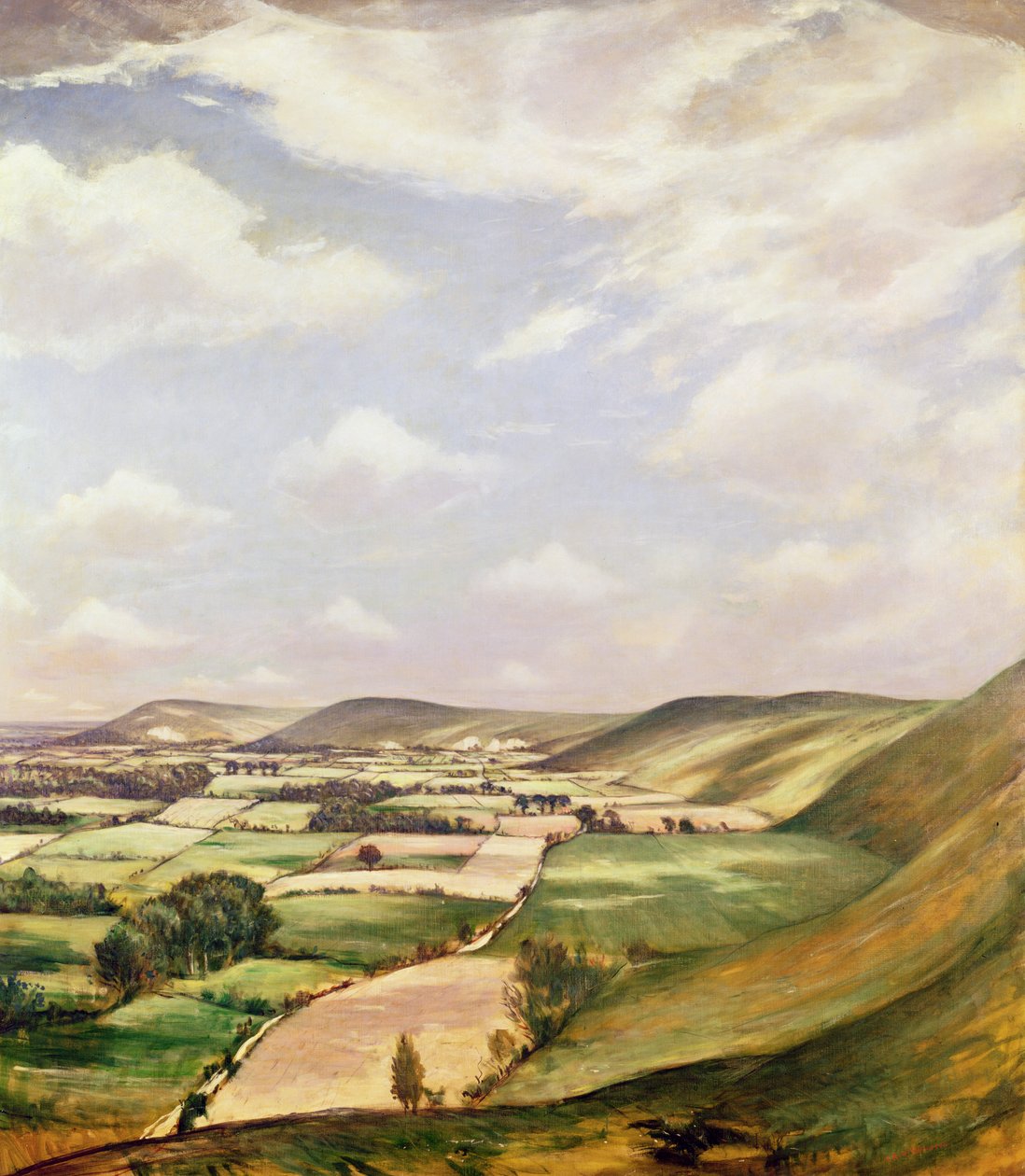 Sussex Landscape by Christopher Richard Wynne Nevinson