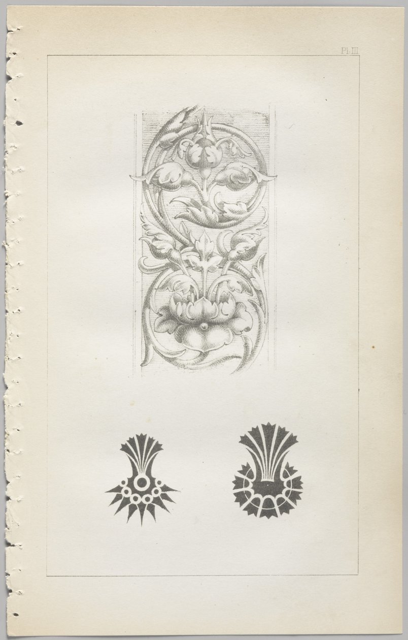 The art of decorative design: with an appendix, giving the hours of the day at which flowers open, published by Day & Son, London, 1862 by Christopher Dresser