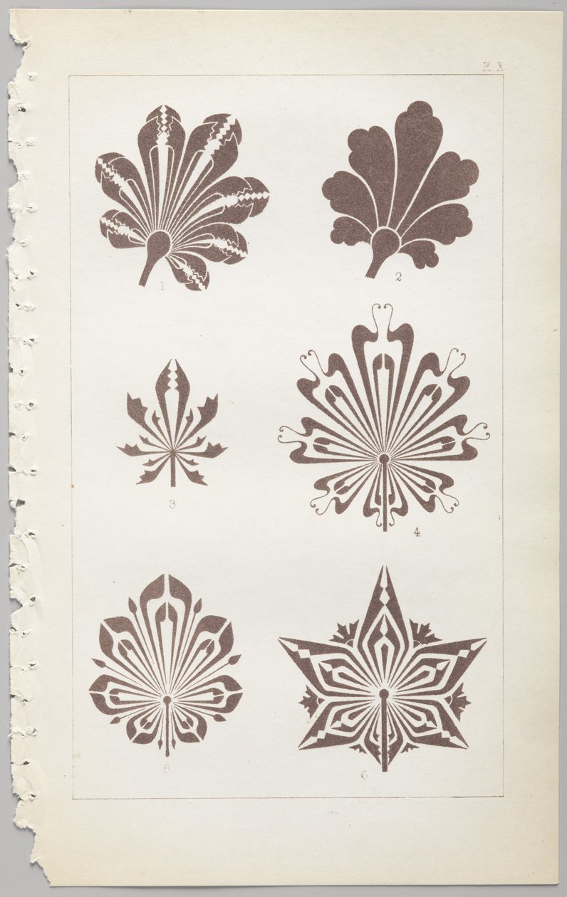 The Art of Decorative Design: With an Appendix, Giving the Hours of the Day at Which Flowers Open, Published by Day & Son, London, 1862 by Christopher Dresser