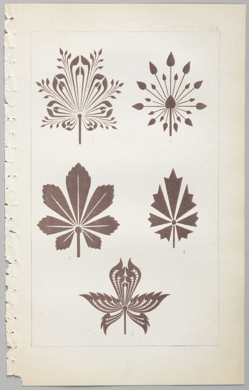 The Art of Decorative Design: With an Appendix, Giving the Hours of the Day at Which Flowers Open, Published by Day & Son, London, 1862 by Christopher Dresser