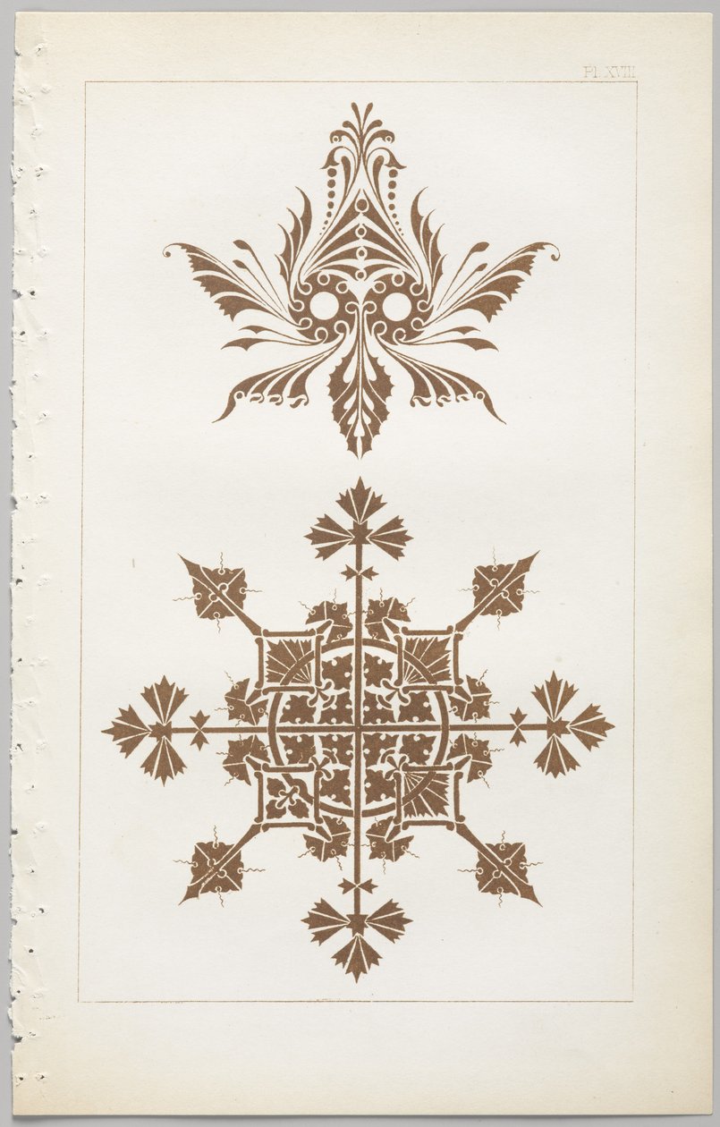 The Art of Decorative Design: With an Appendix, Giving the Hours of the Day at Which Flowers Open, Published by Day & Son, London, 1862 by Christopher Dresser