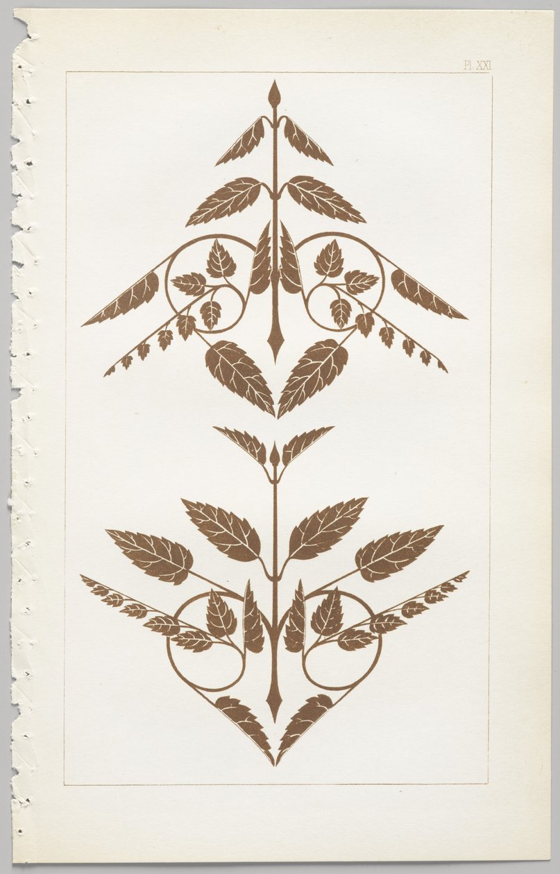 The Art of Decorative Design: With an Appendix, Giving the Hours of the Day at Which Flowers Open, Published by Day & Son, London, 1862 by Christopher Dresser