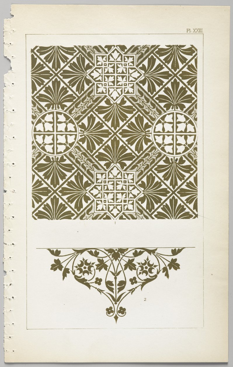 The Art of Decorative Design: With an Appendix, Giving the Hours of the Day at Which Flowers Open, Published by Day & Son, London, 1862 by Christopher Dresser