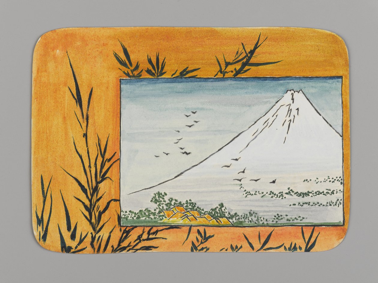 Fuji with Bamboo by Christopher Grant La Farge