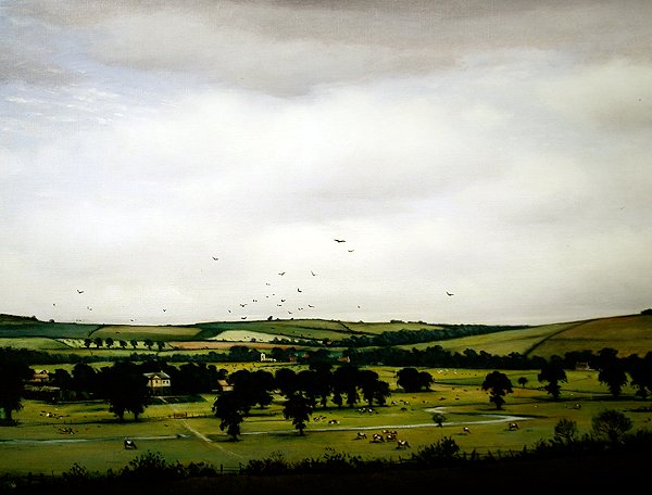An English Landscape by Christopher Richard Wynne Nevinson