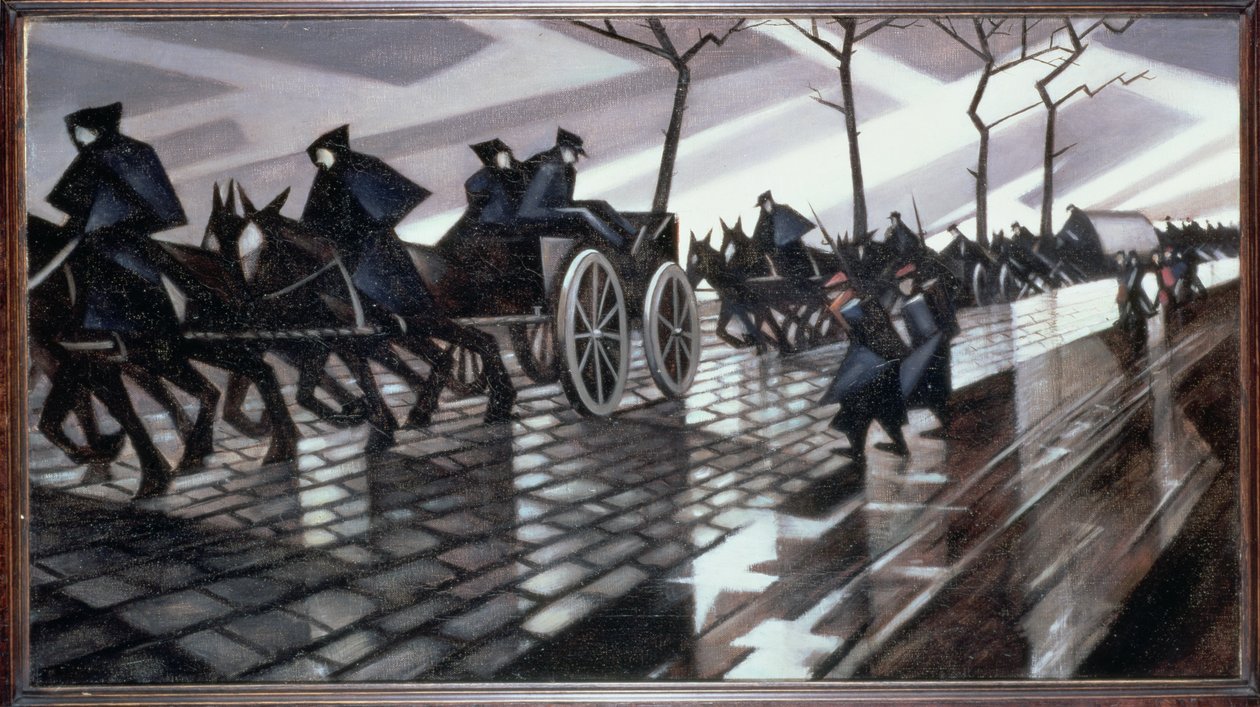 The Road to Ypres by Christopher Richard Wynne Nevinson