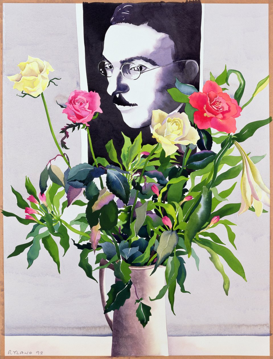 Fernando Pessoa, Roses and Lilies by Christopher Ryland