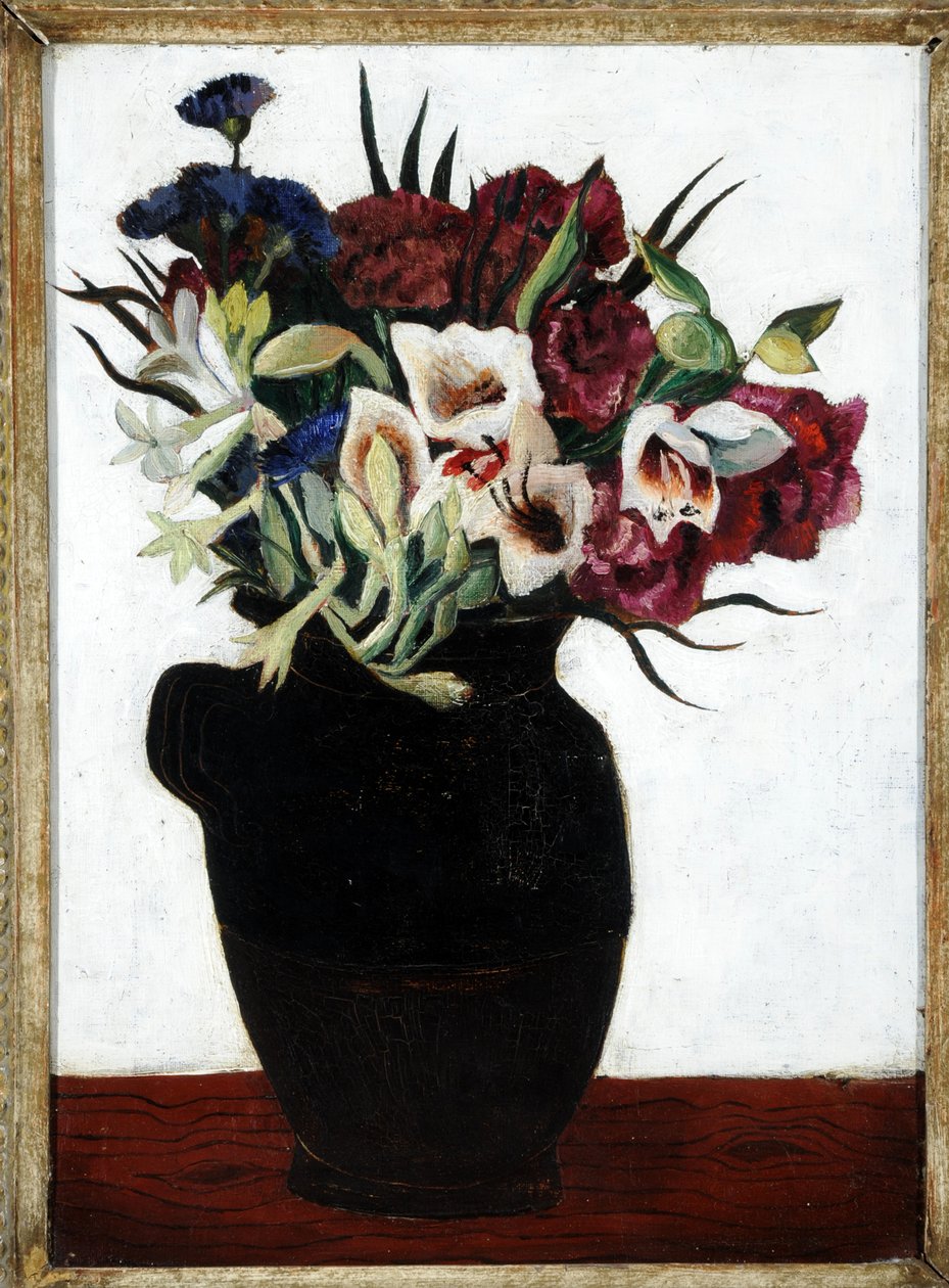 Flowers in a Black Jug by Christopher Wood