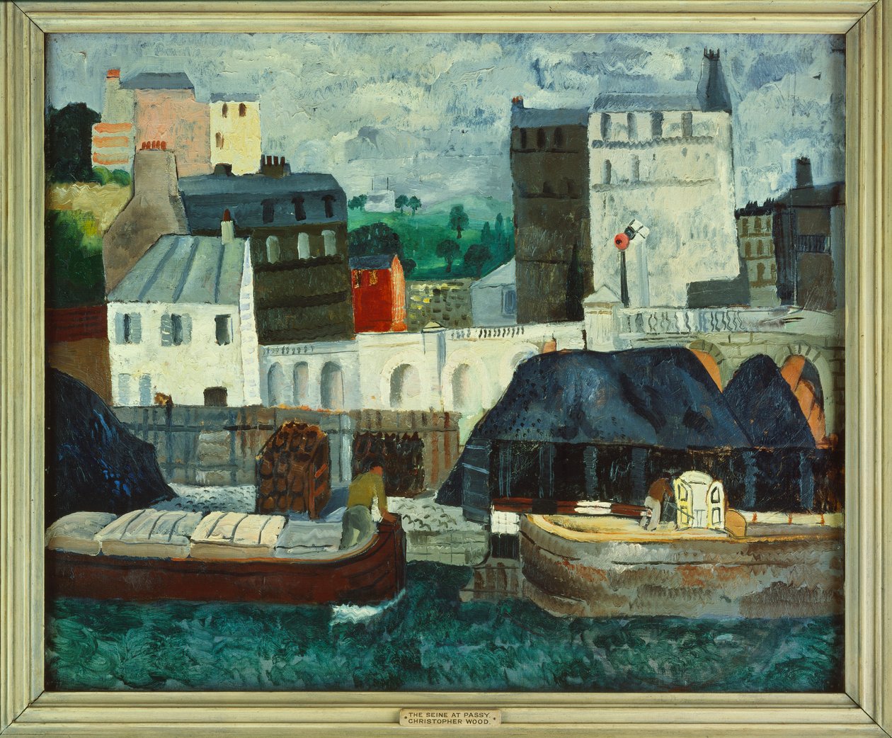 The Seine at Passy, April-May 1928 by Christopher Wood